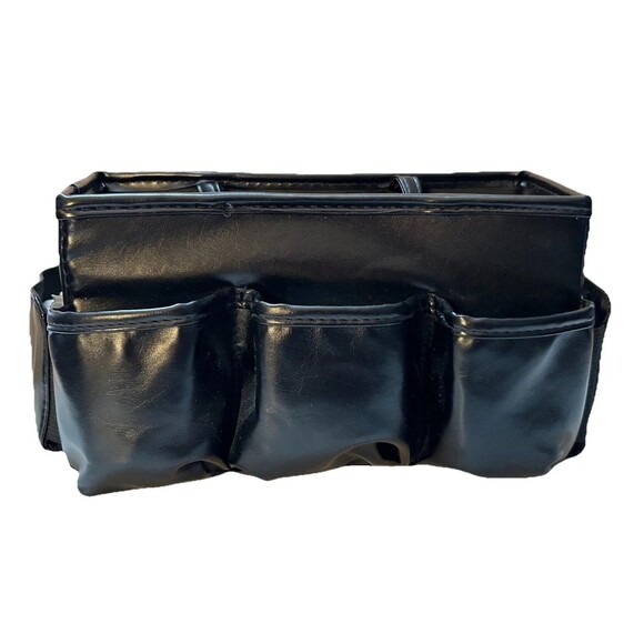 Purse Make Up Organizer Insert Handles & Pockets Black Ready Set Go organizer - Picture 6 of 11